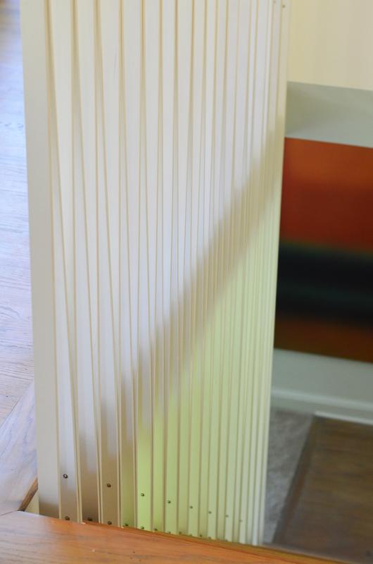From Safety to Sculpture — the screen reading as a room divider