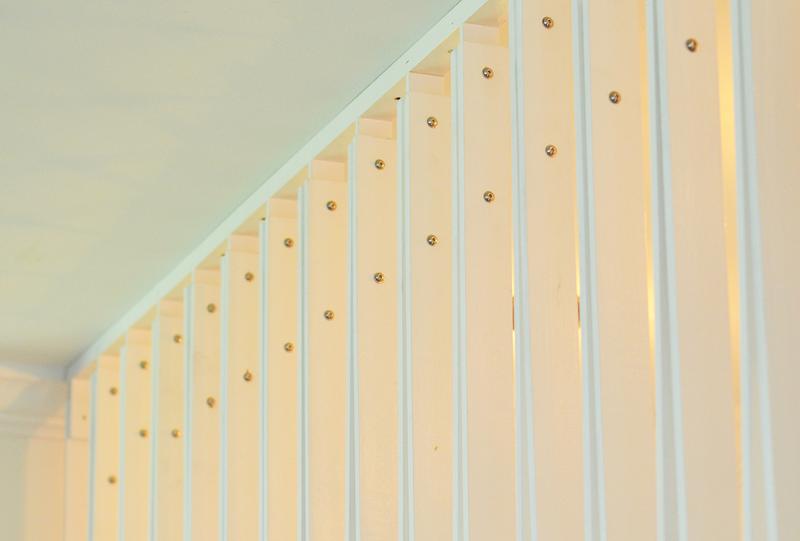 From Safety to Sculpture — angled detail of the lattice and soffit