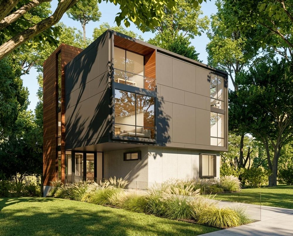 Modern Heights — exterior view
