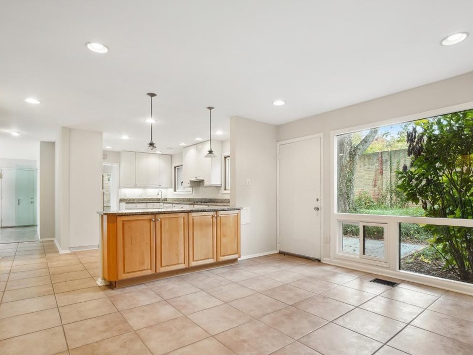 Looking toward the kitchen before